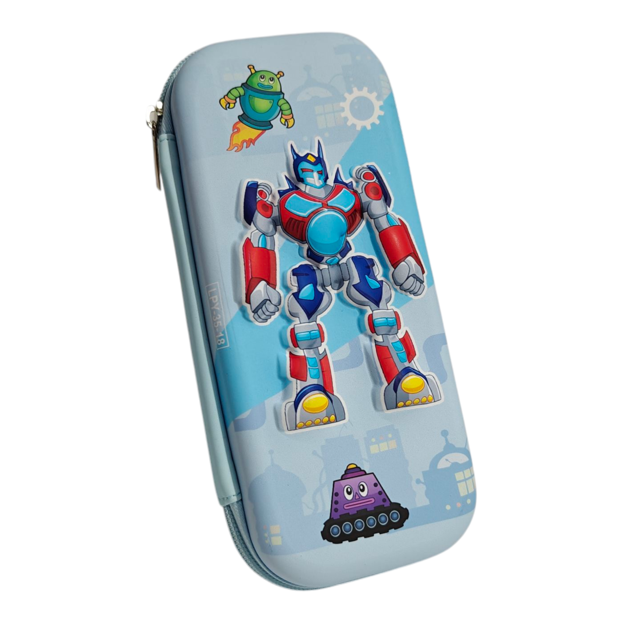TRANSFORMERS 3D PENCIL POUCH - LIGHT BLUE