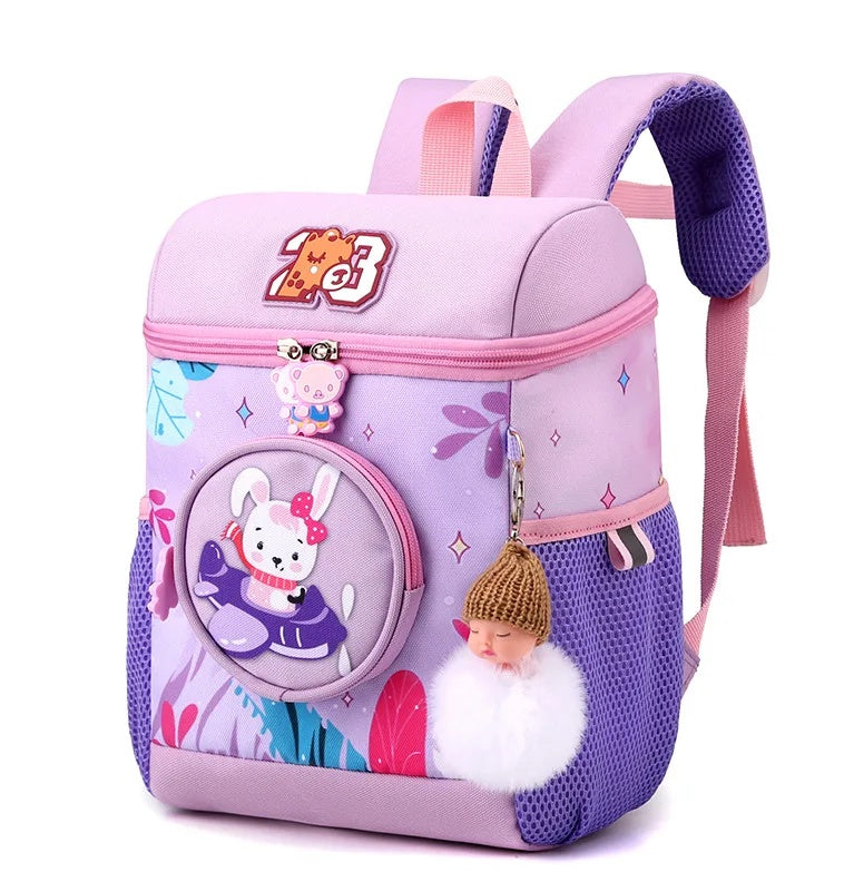PRINTED FRONT OPNENING BACKPACK