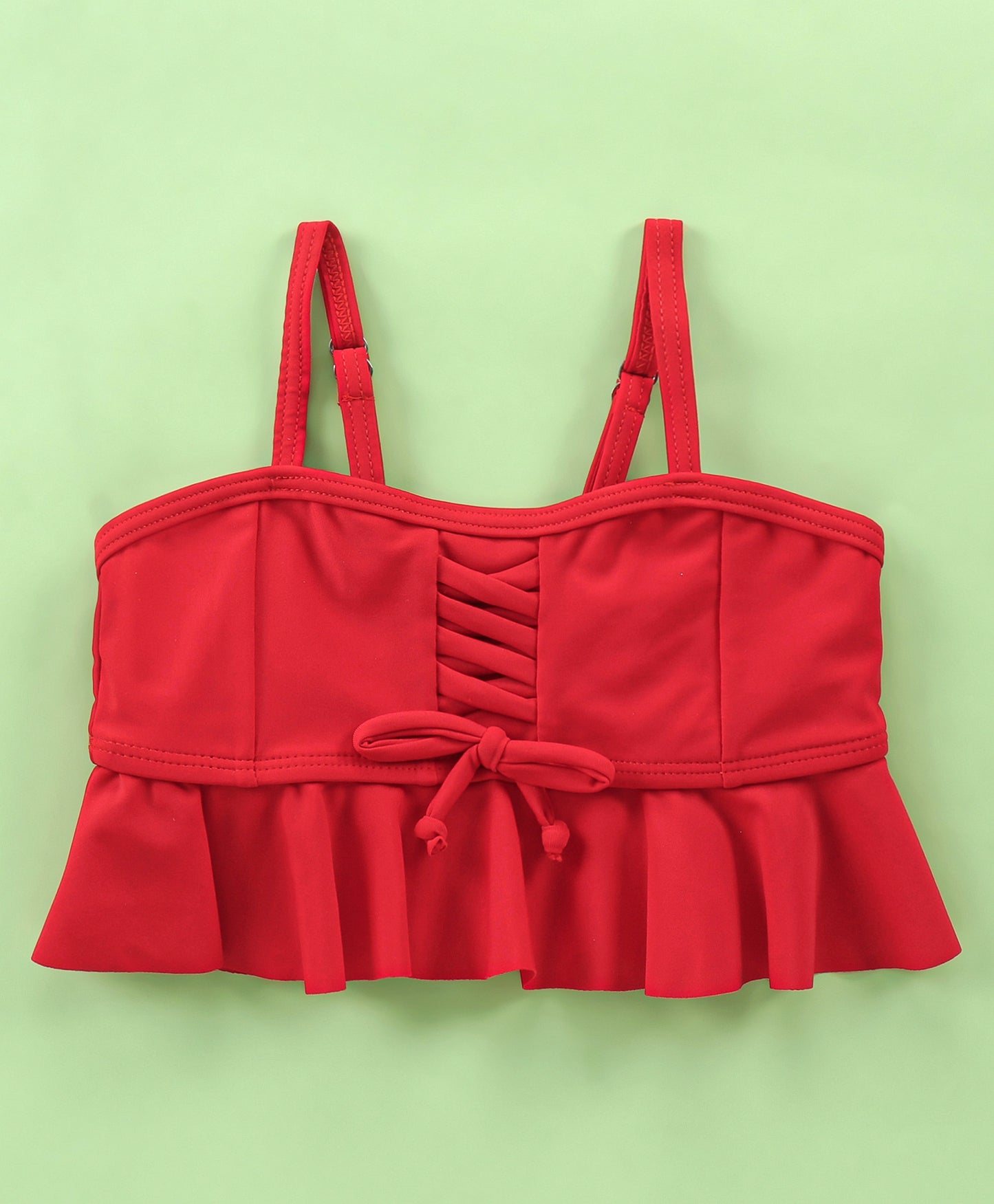 LEMONS AND FLOWERS 2PC SWIM SUIT - RED