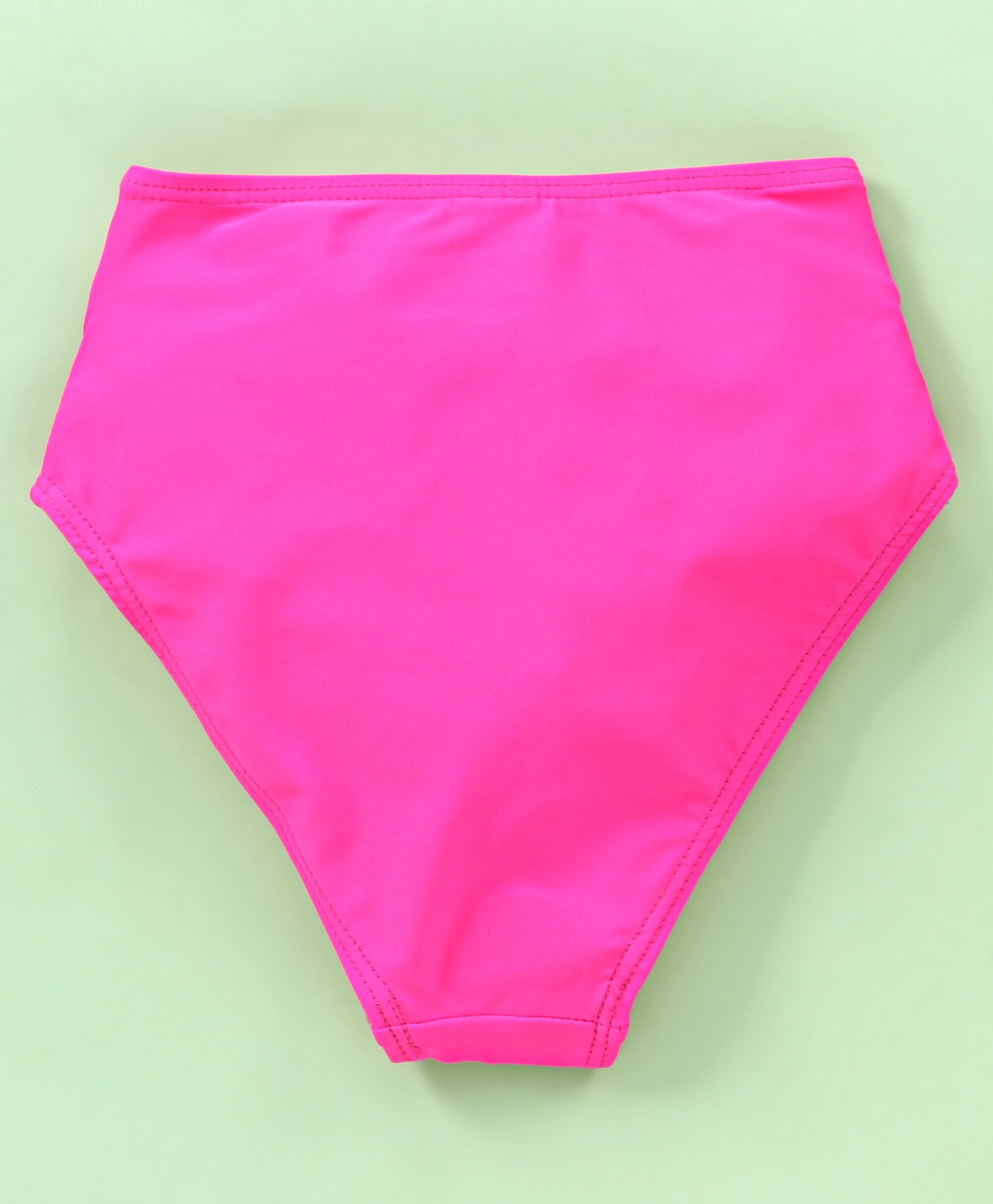 SOLID BUCKLE UP 2PC SWIM SUIT - HOT PINK