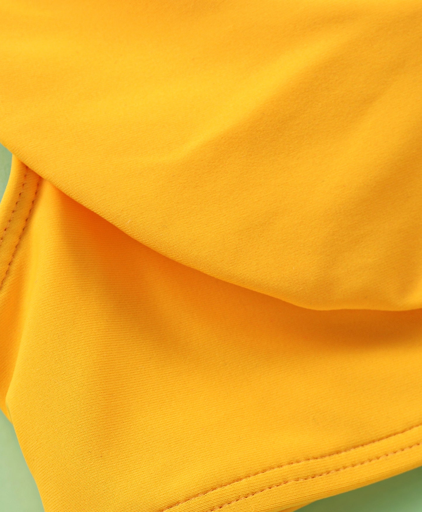 SOLID BUCKLE UP 2PC SWIM SUIT - LEMON YELLOW