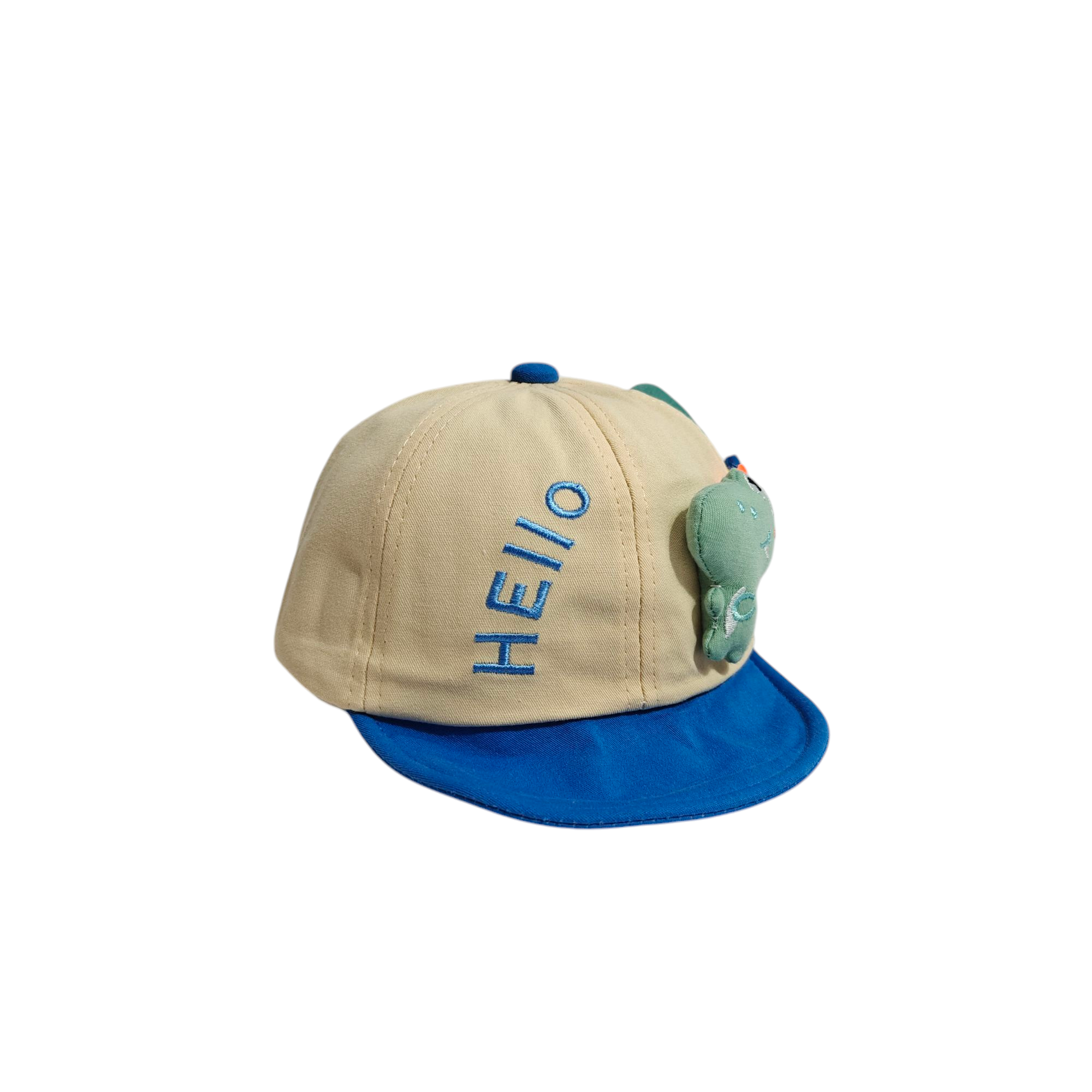 HELLO DINO APPLIQUE CAP