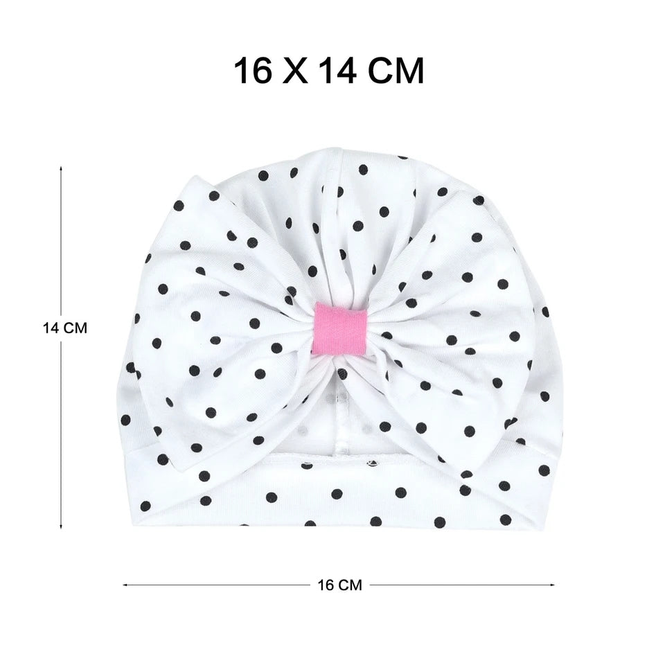 PRINTED BOW TURBAN
