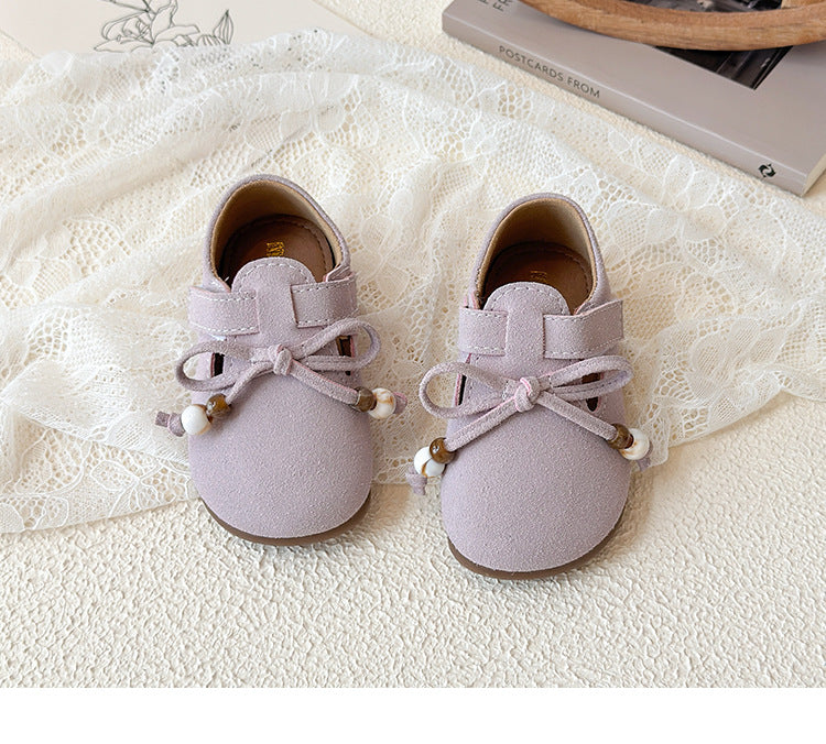 KNOT APPLIQUE MARY JANE - PURPLE