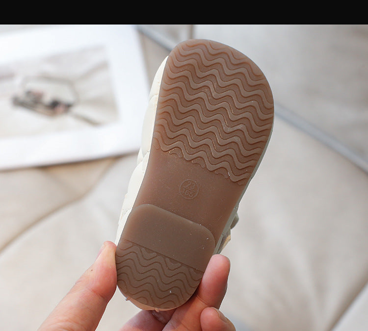 CHECKERED BALLERINAS - BEIGE