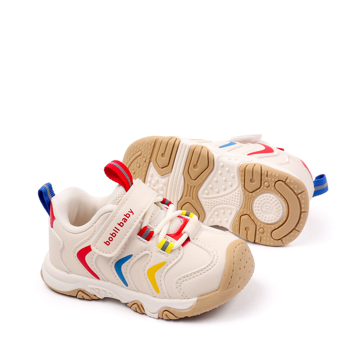 ZIG-ZAG DESIGN PREWALKER SHOES - WHITE