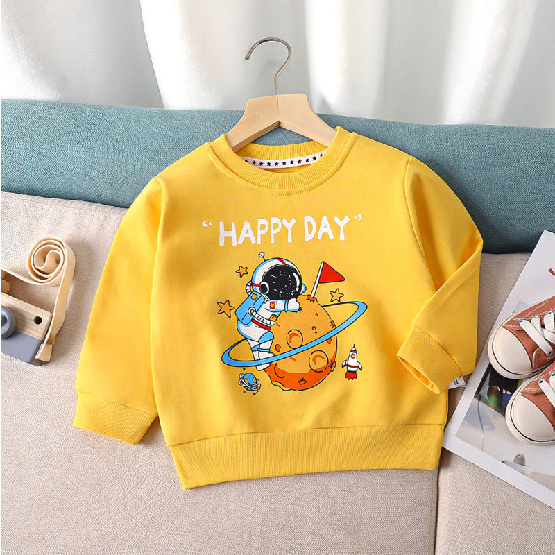 ASTRO PRINT PULLOVER - YELLOW
