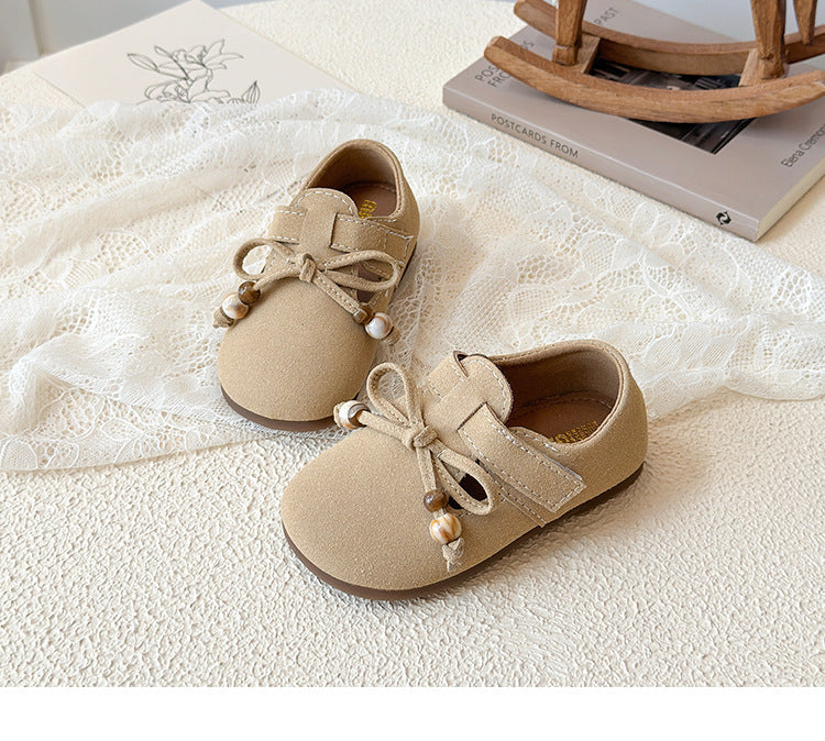 KNOT APPLIQUE MARY JANE - KHAKI