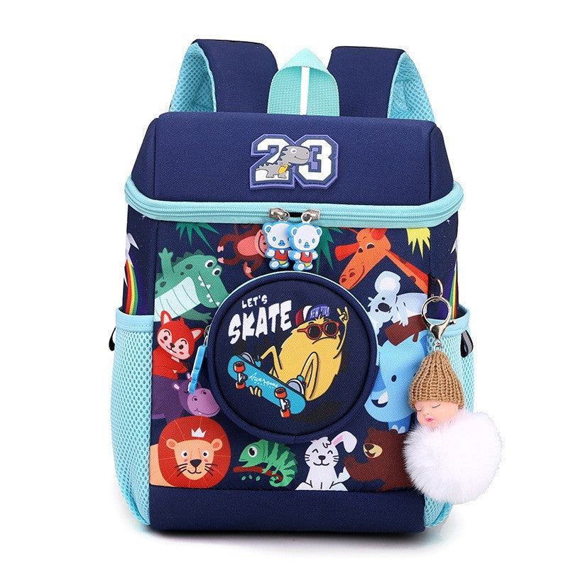 PRINTED FRONT OPNENING BACKPACK