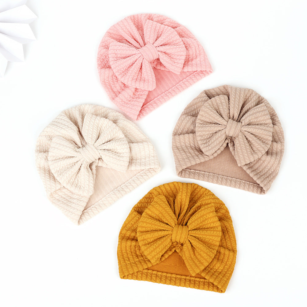 KNITTED BOW TURBAN