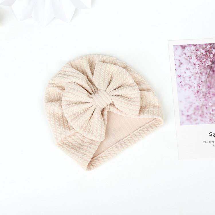 KNITTED BOW TURBAN