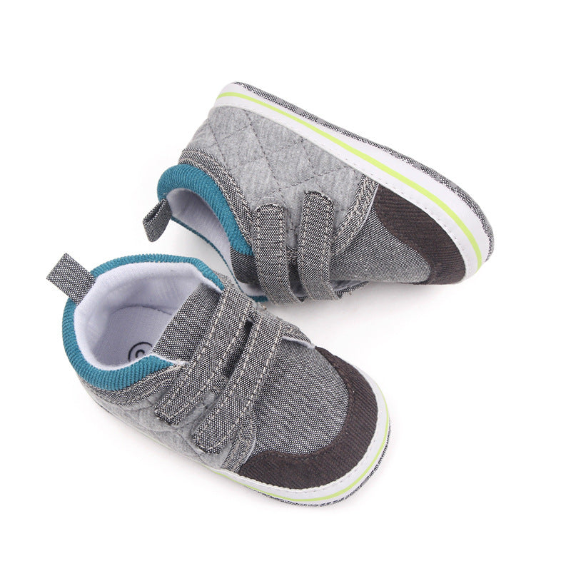 QUADRO DOUBLE VELCRO BOOTIES - GREY