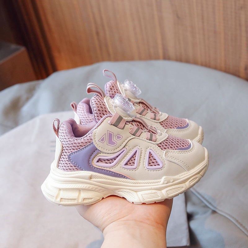 BUCKLE UP SPORTS SHOES - PURPLE