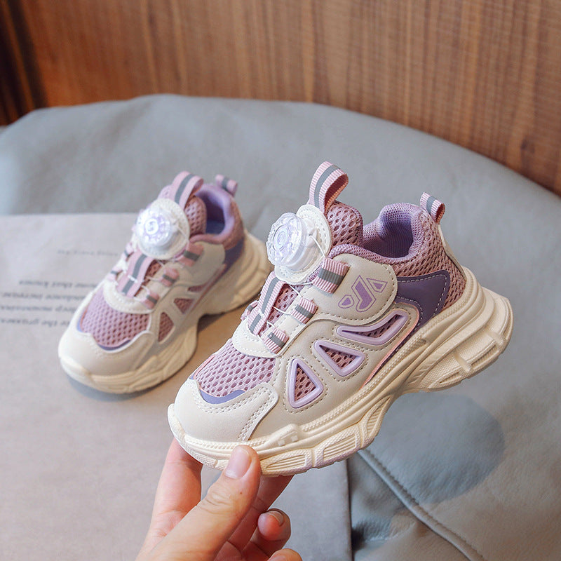 BUCKLE UP SPORTS SHOES - PURPLE