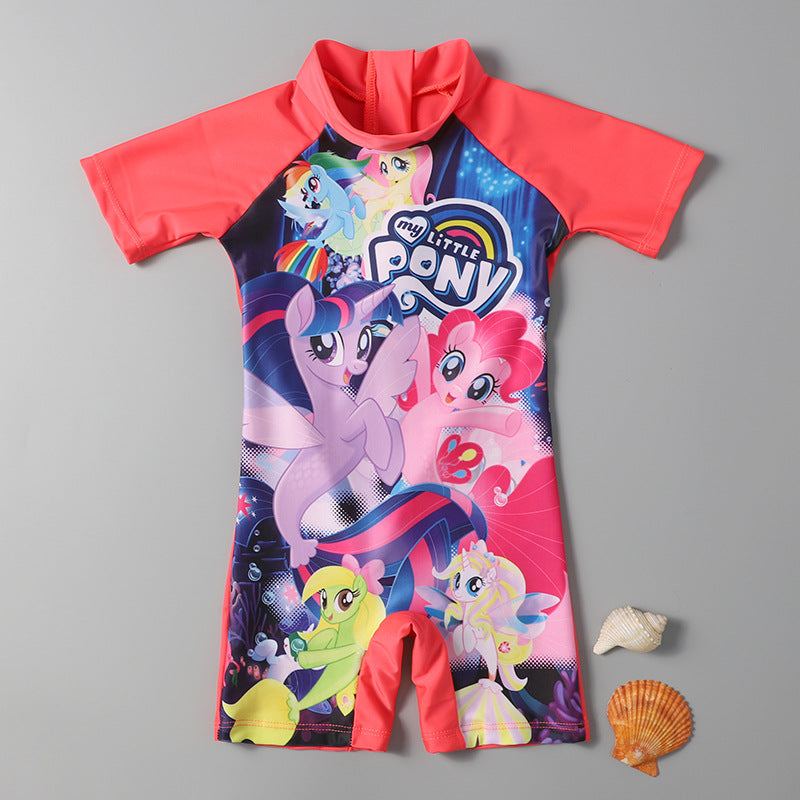 MY LITTLE PONY JUMPER SWIM SUIT - PEACH