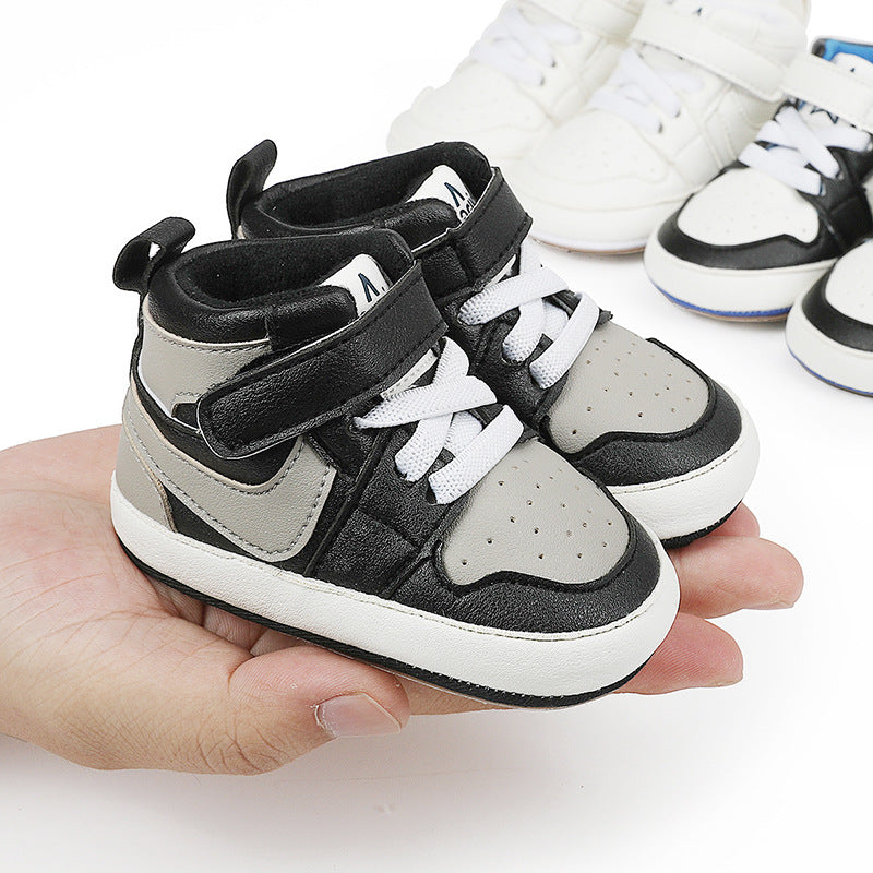 Lace Design High Top Booties