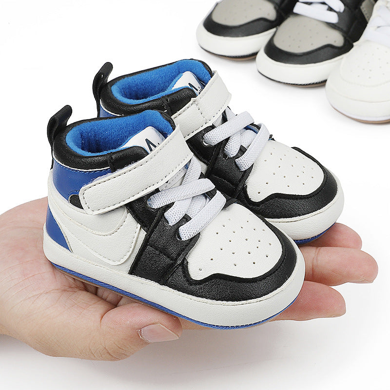 Lace Design High Top Booties