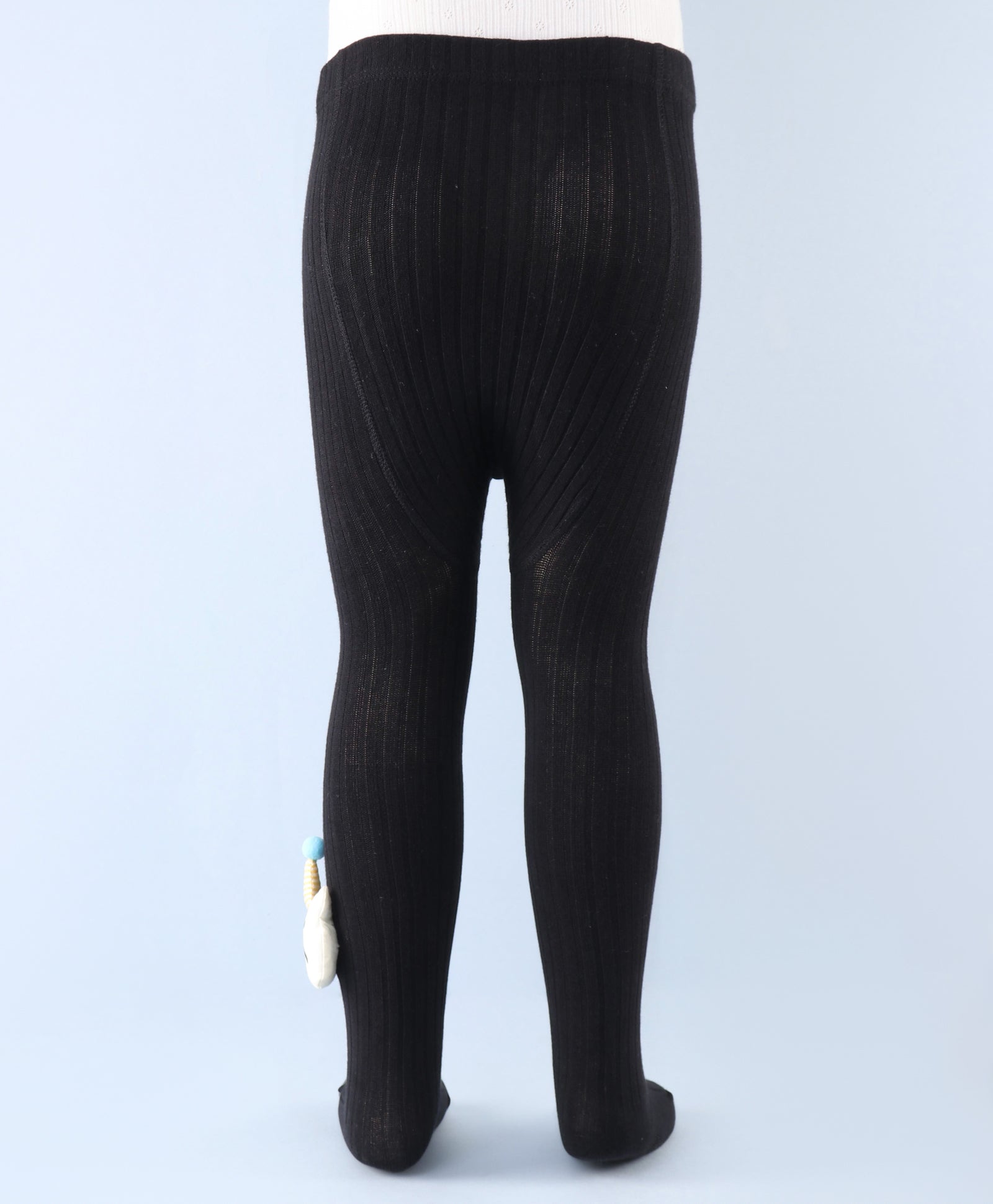 Joker Applique Footed Leggings - Black