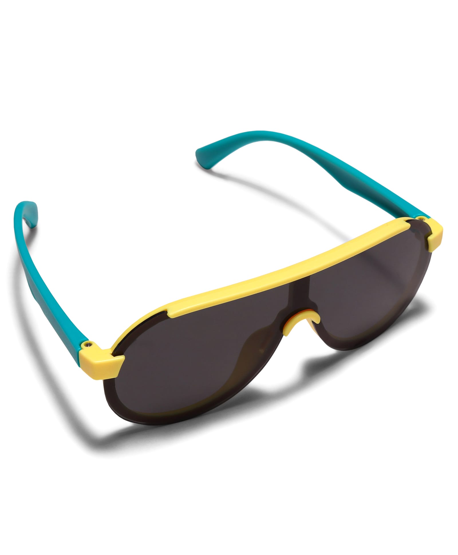 DUAL COLOR AVIATOR SHAPE SUNGLASSES