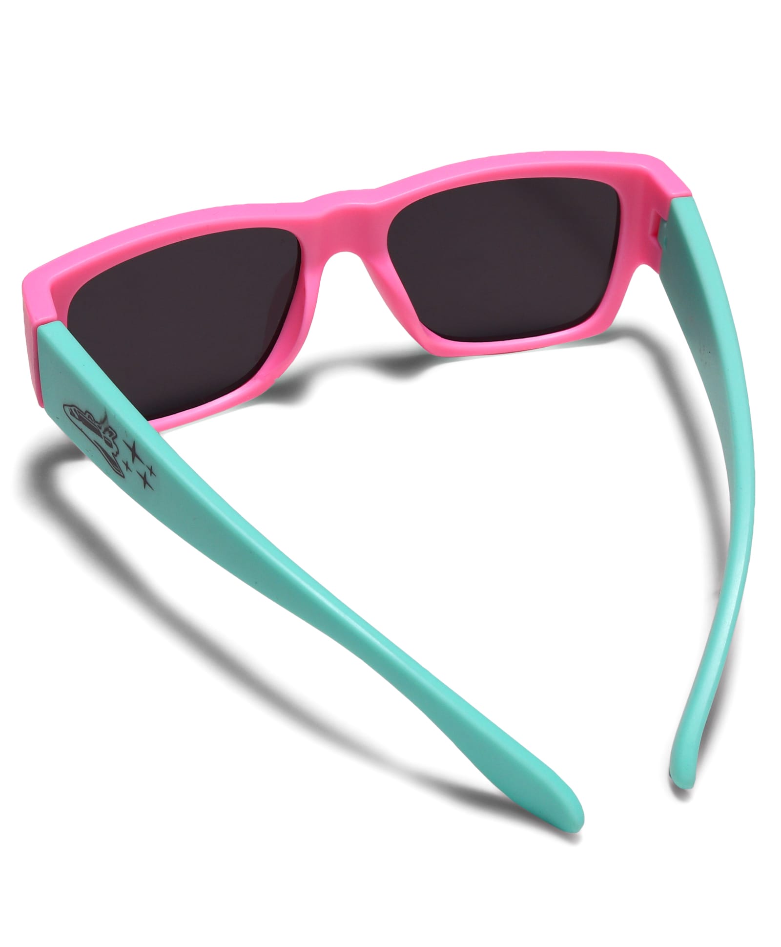 AIRPLANE PRINT SQUARE SHAPE SUNGLASSES