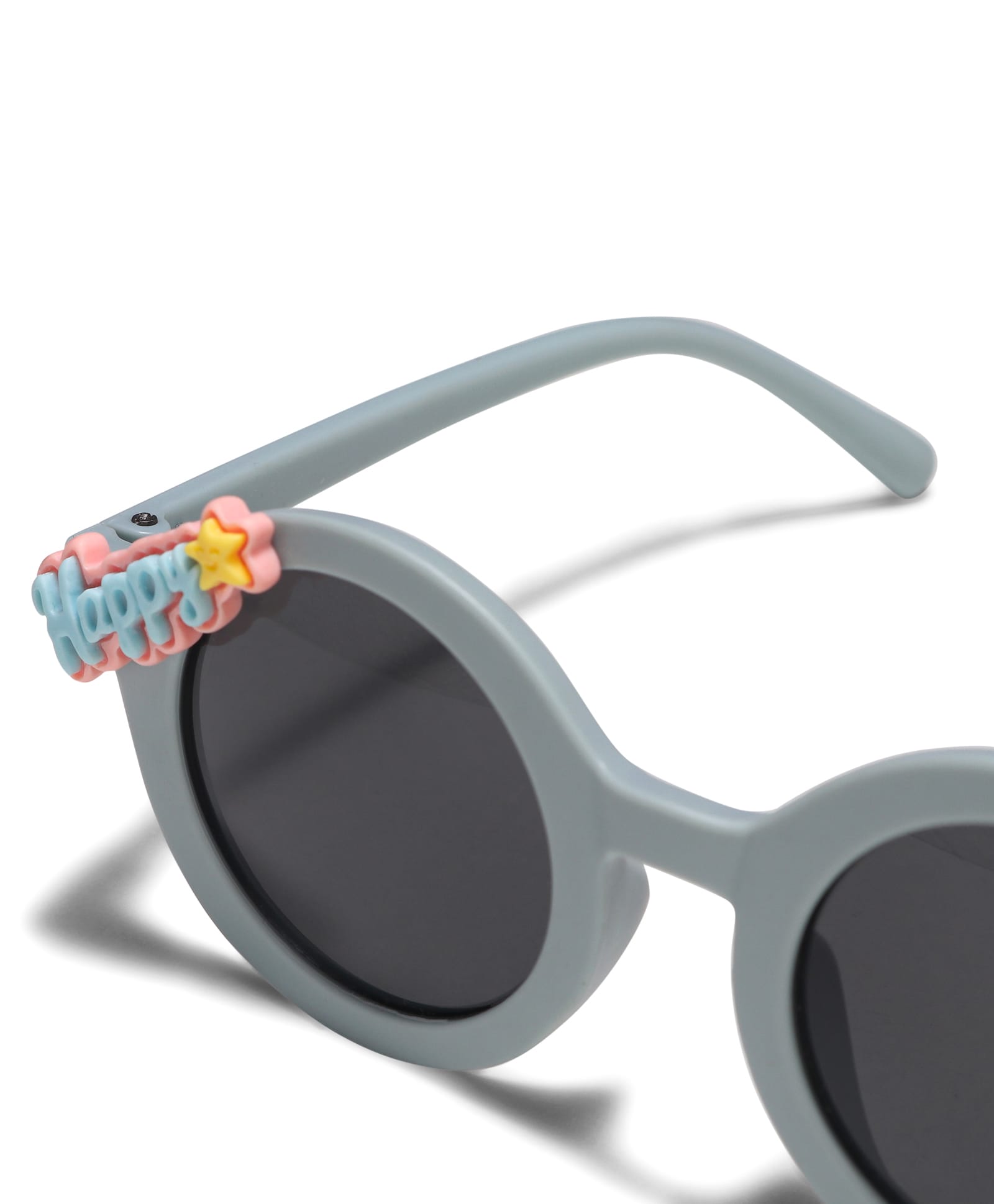 HAPPY GIRL APPLIQUE SUNGLASSES