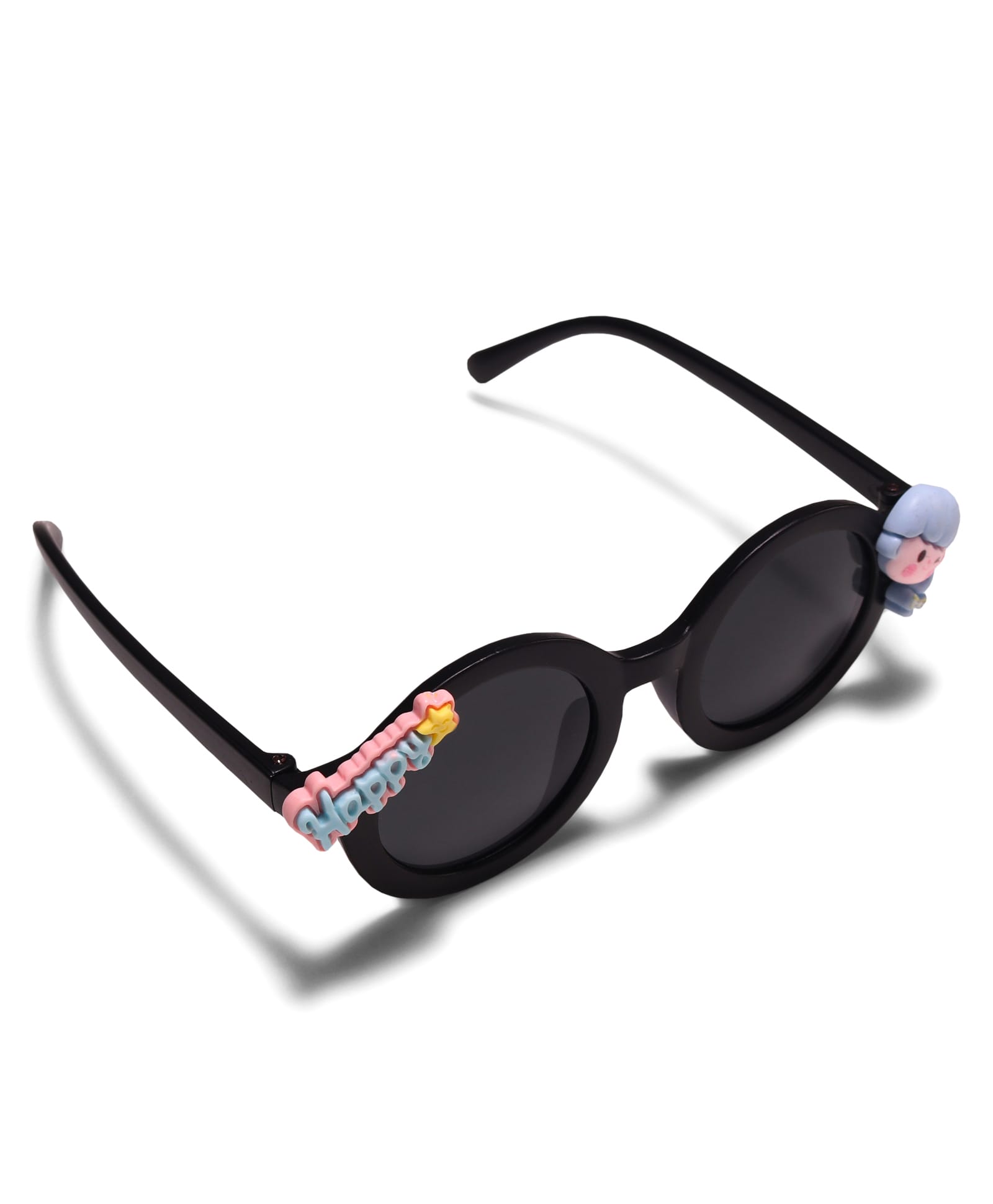 HAPPY GIRL APPLIQUE SUNGLASSES