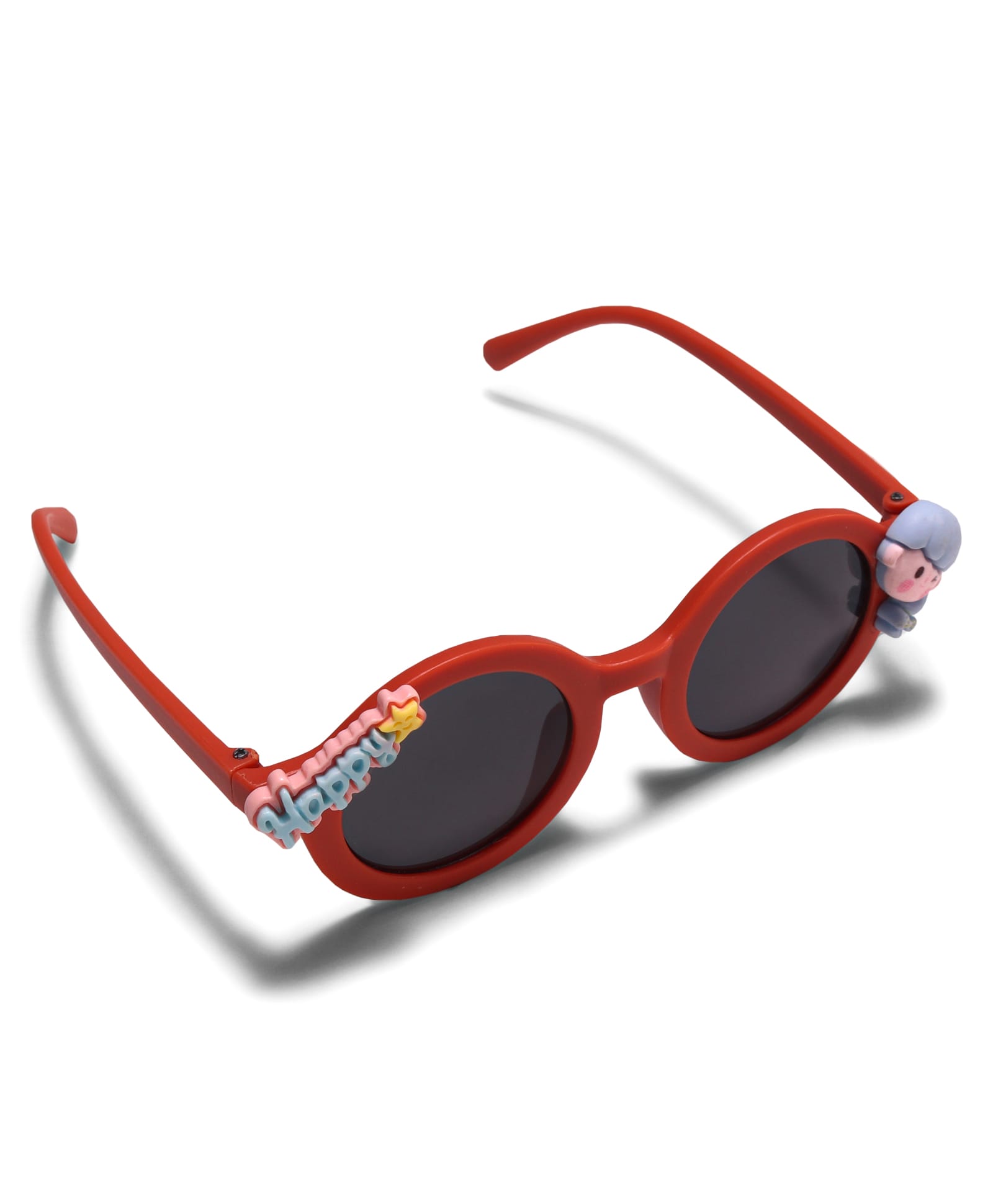 HAPPY GIRL APPLIQUE SUNGLASSES