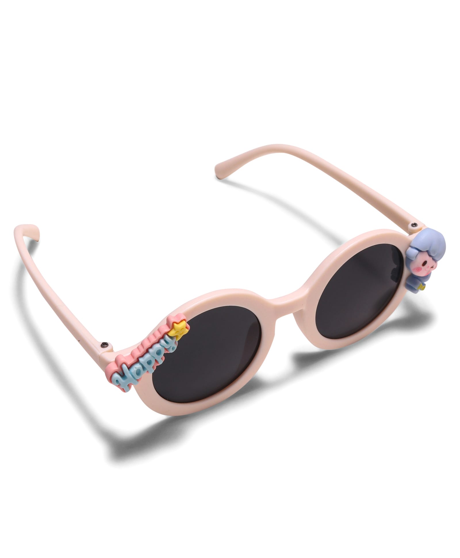 HAPPY GIRL APPLIQUE SUNGLASSES