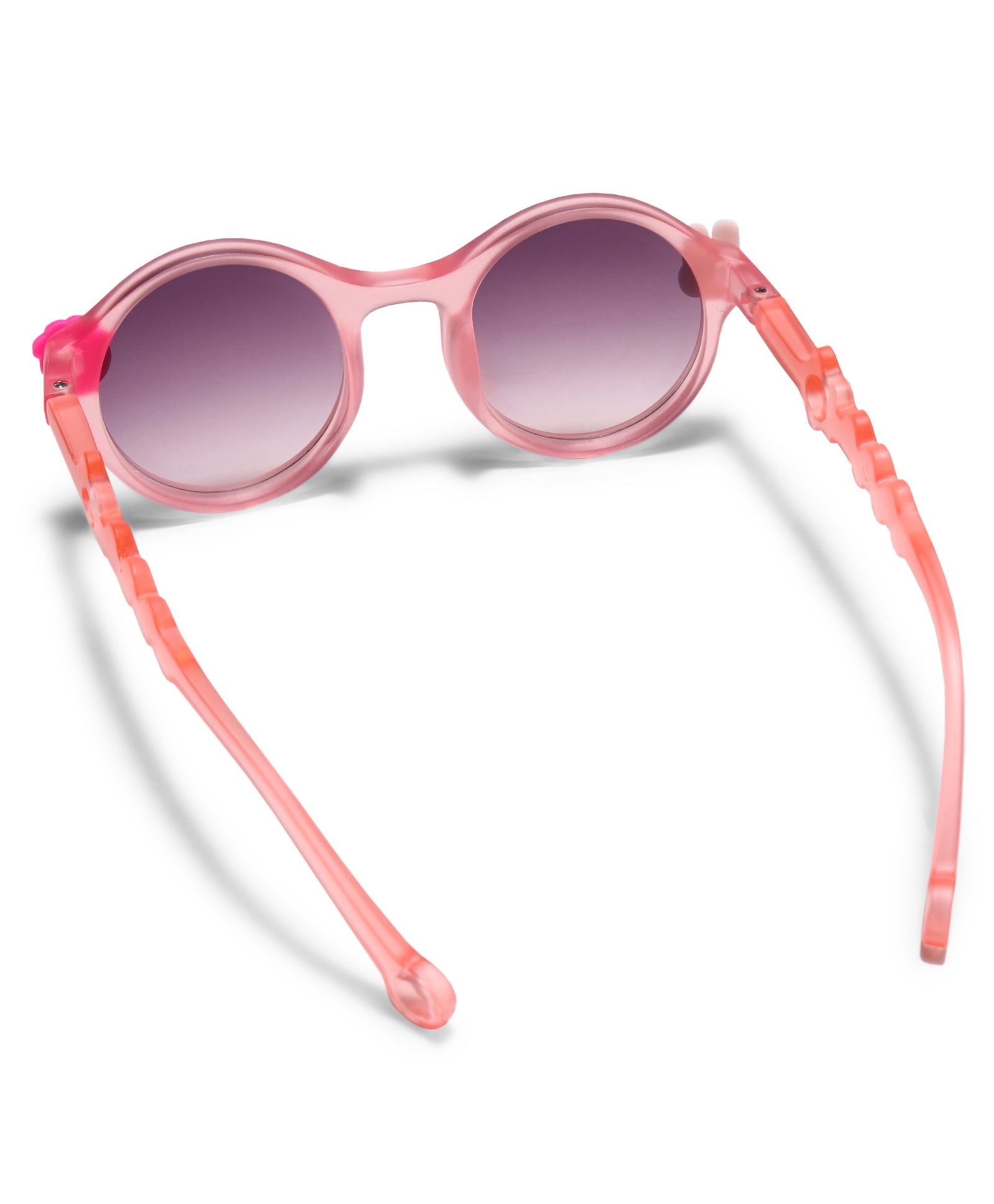 CARTOON APPLIQUE ROUND SUNGLASSES