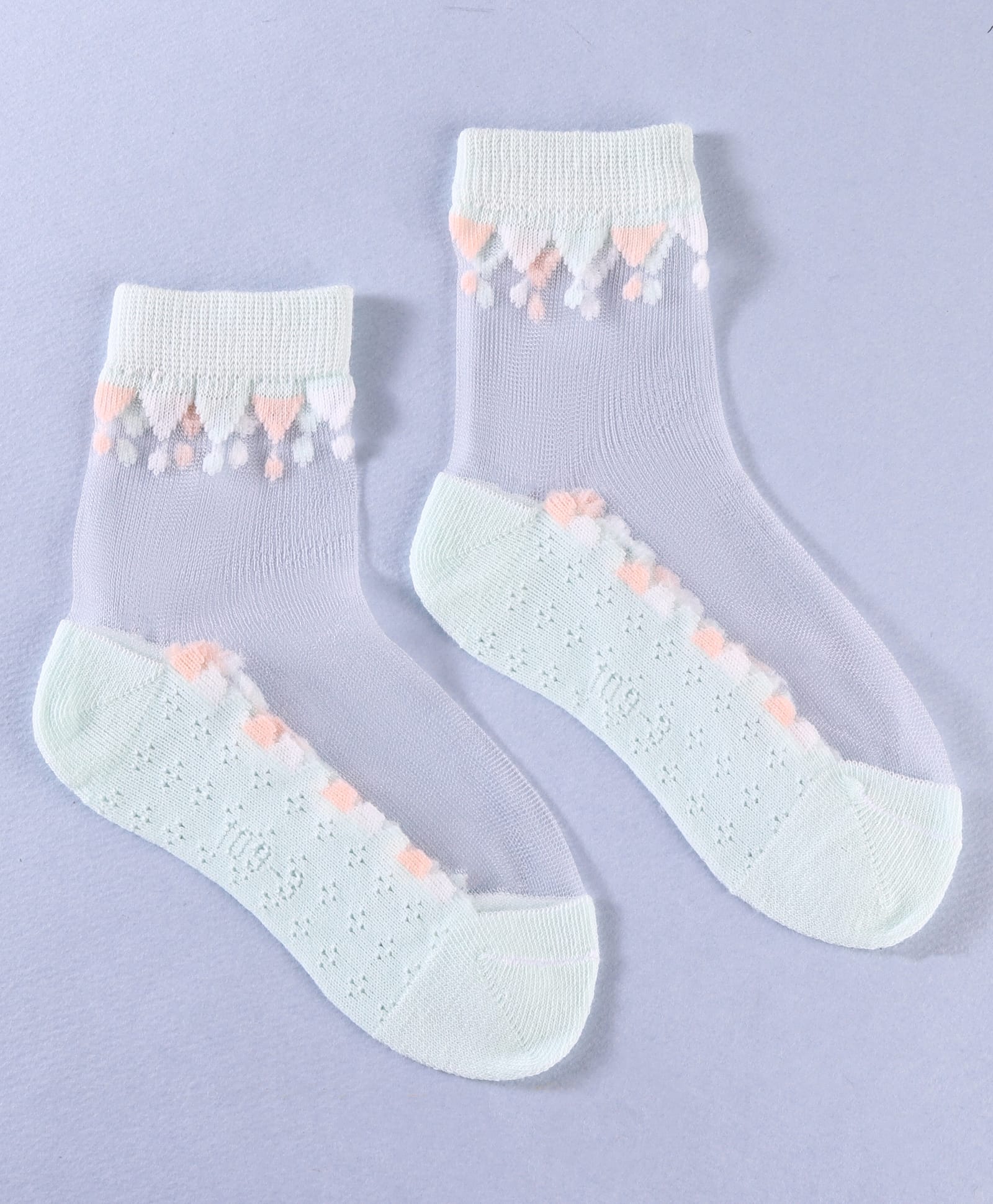 Pack of 3 Bow Design Socks - Multicolor