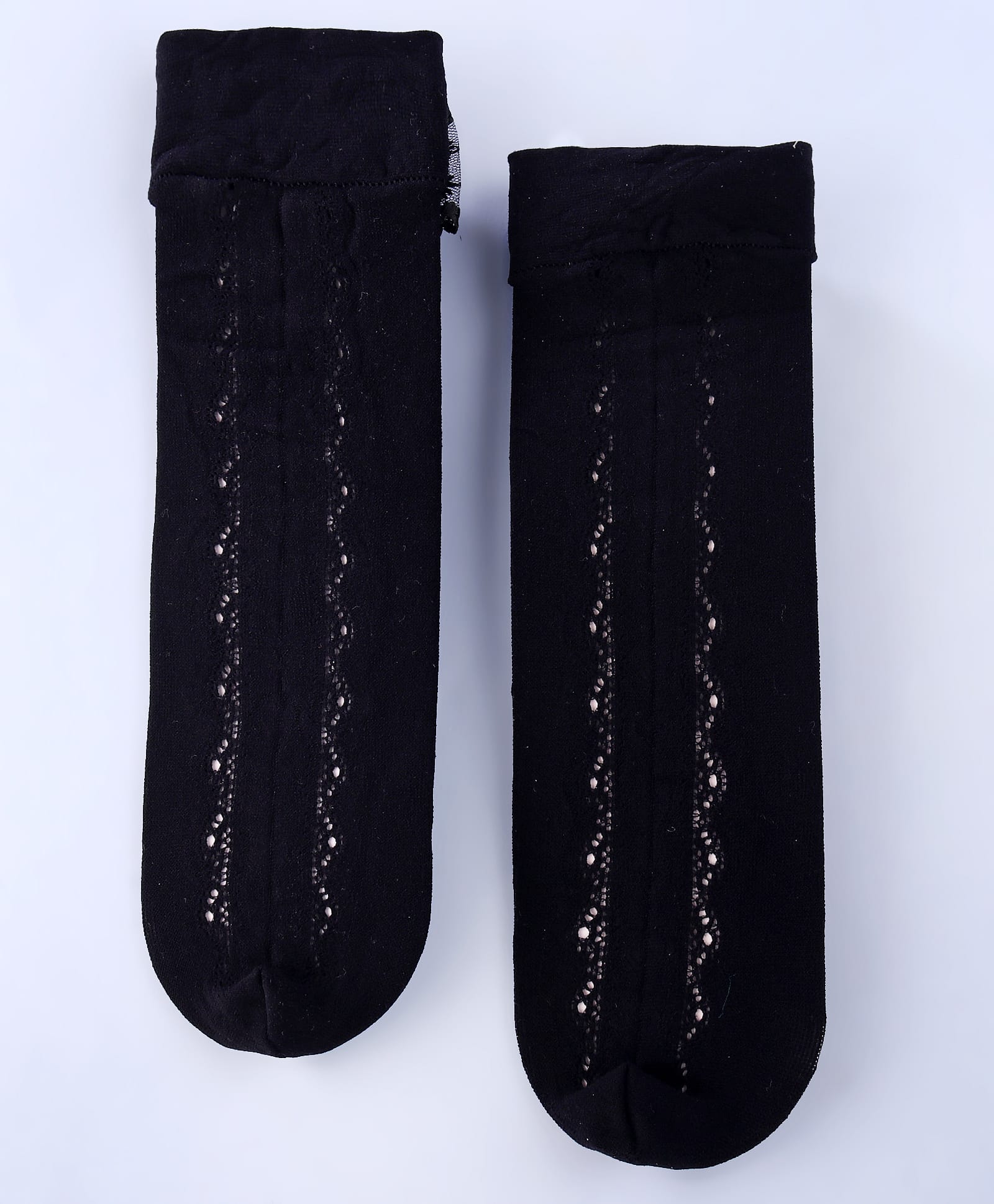 BOW & PEARL APPLIQUE KNEE LENGTH SOCKS