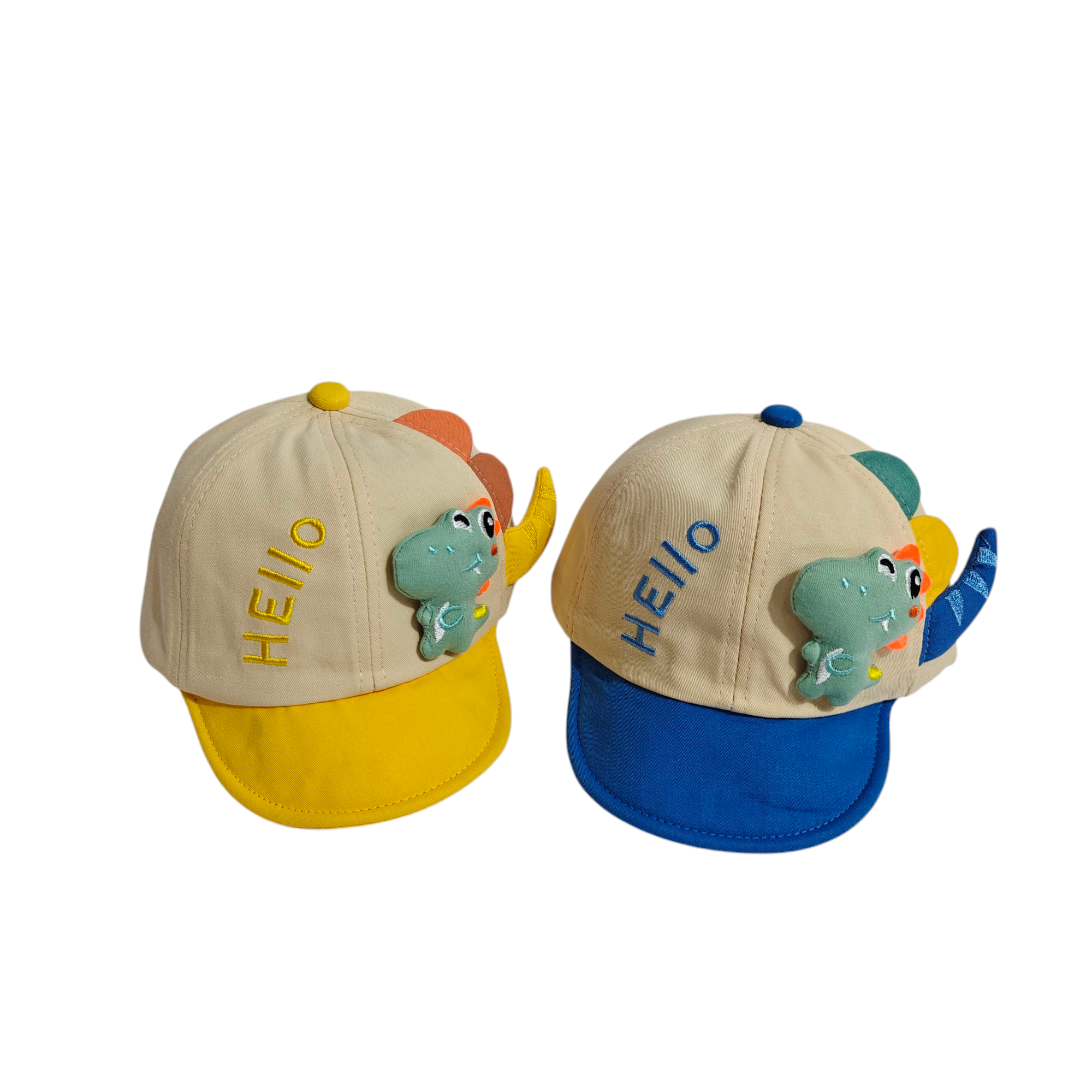 HELLO DINO APPLIQUE CAP