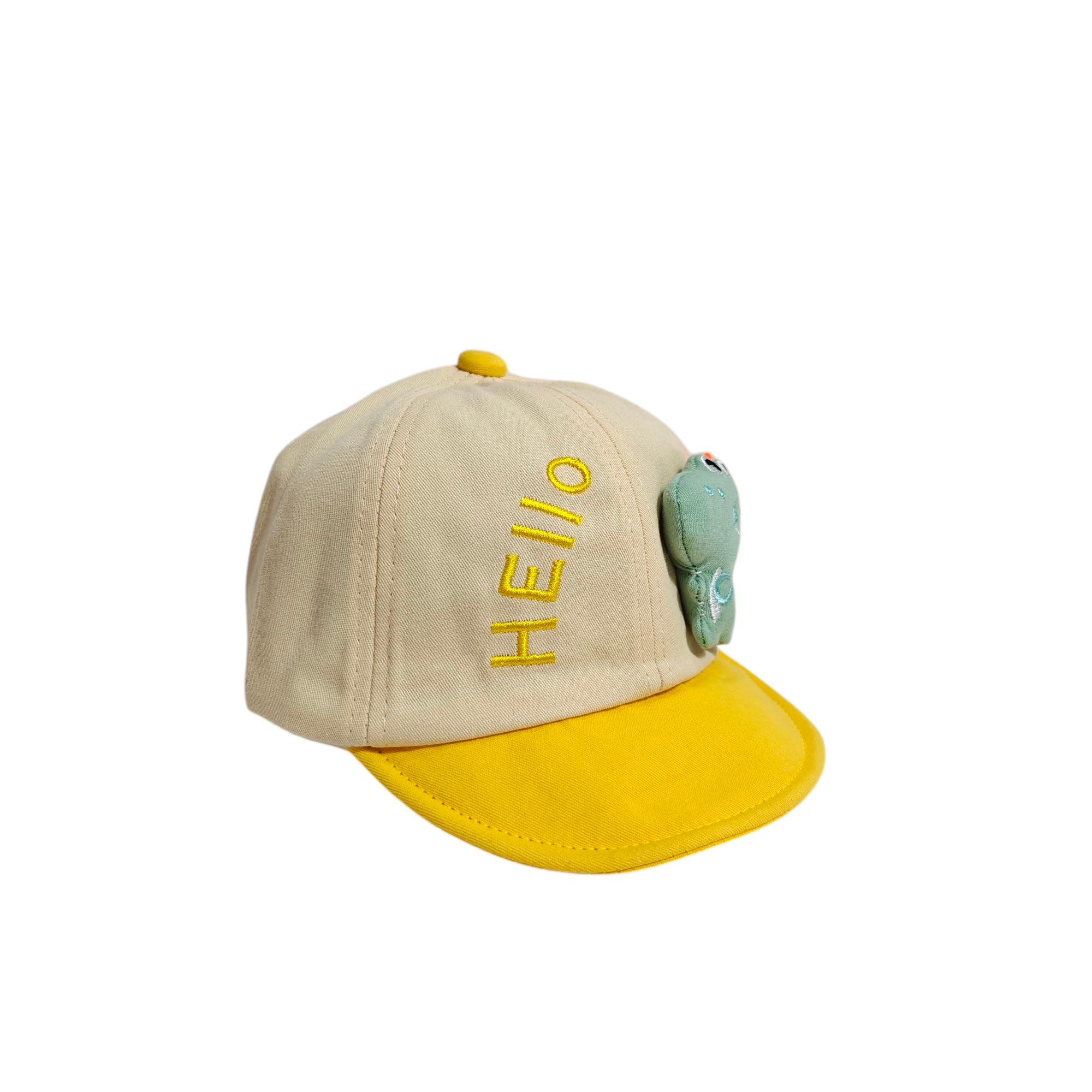 HELLO DINO APPLIQUE CAP