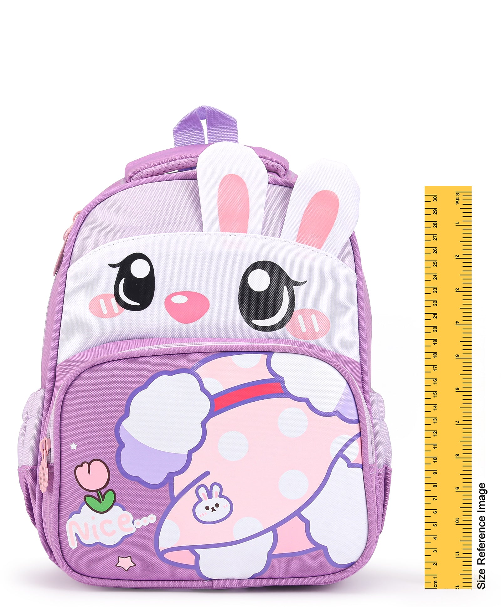 Bunny Design Backpack - Purple