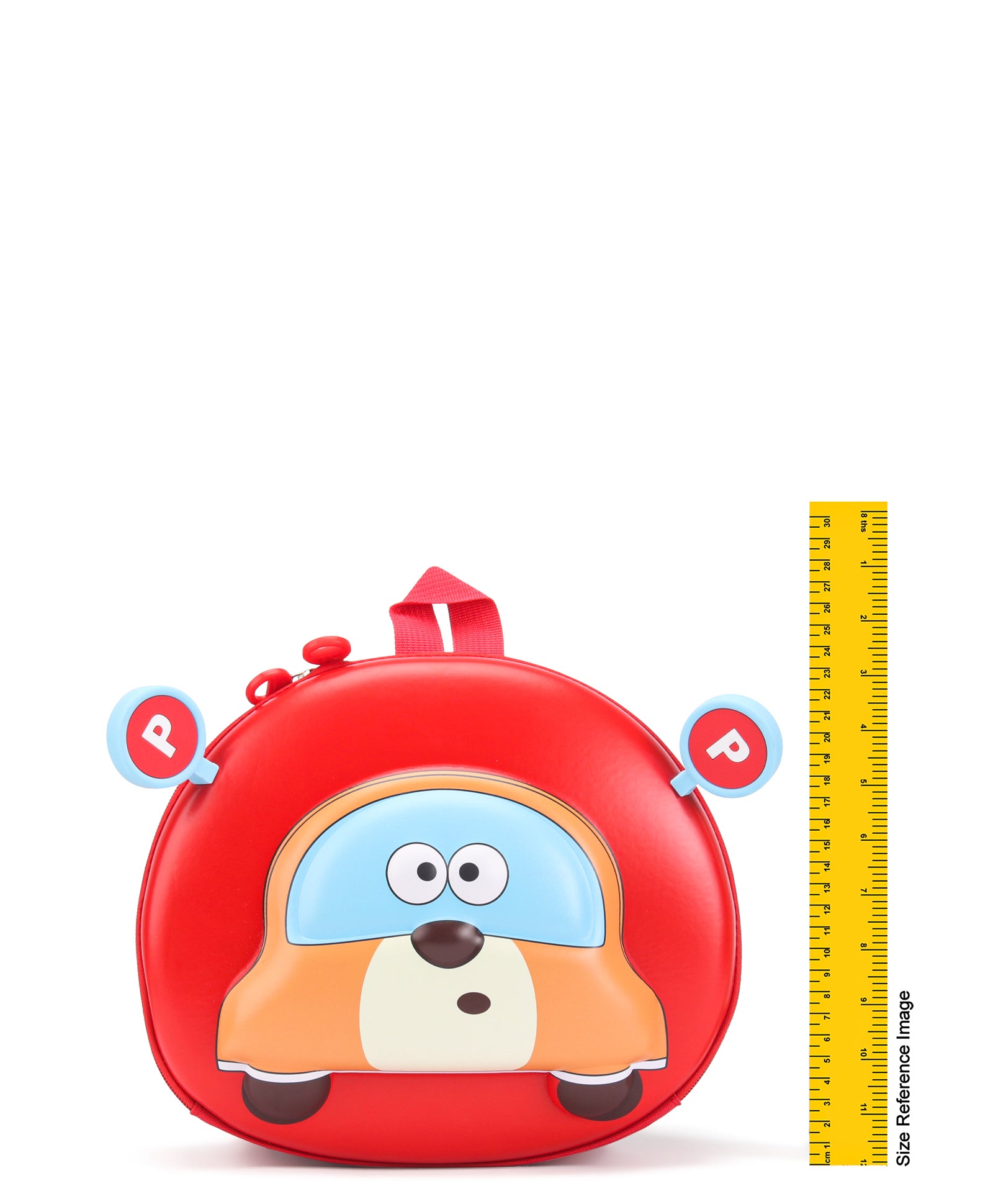 Car Design 3D Hard Case Backpack - Red