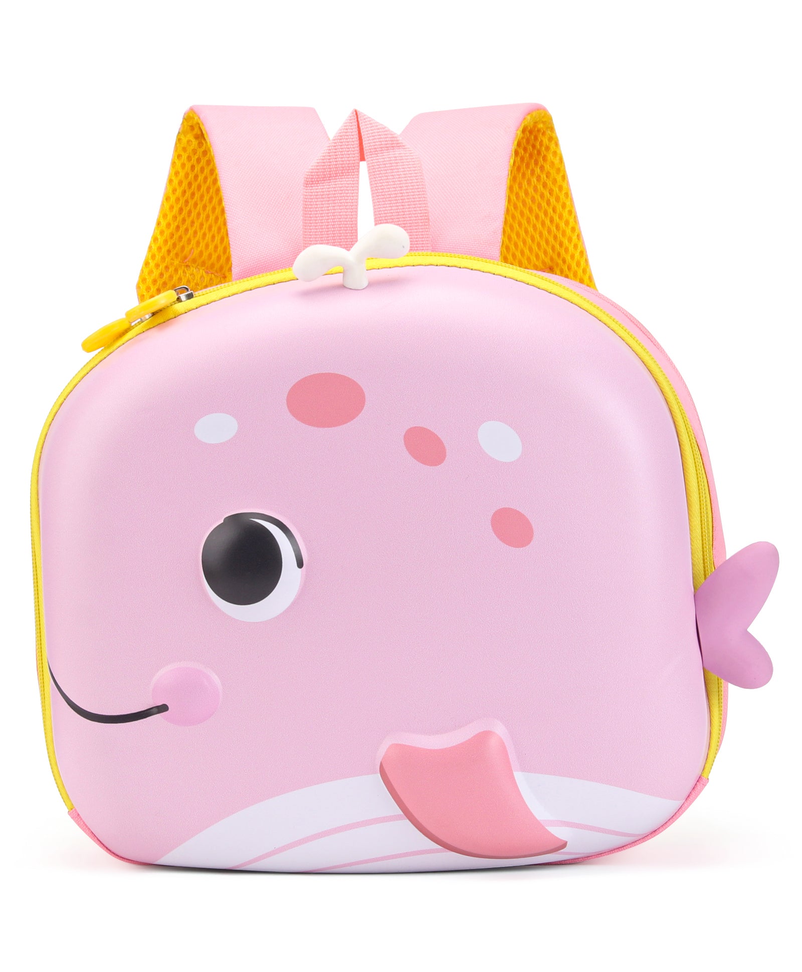 Fish Design 3D Hard Case Backpack - Pink
