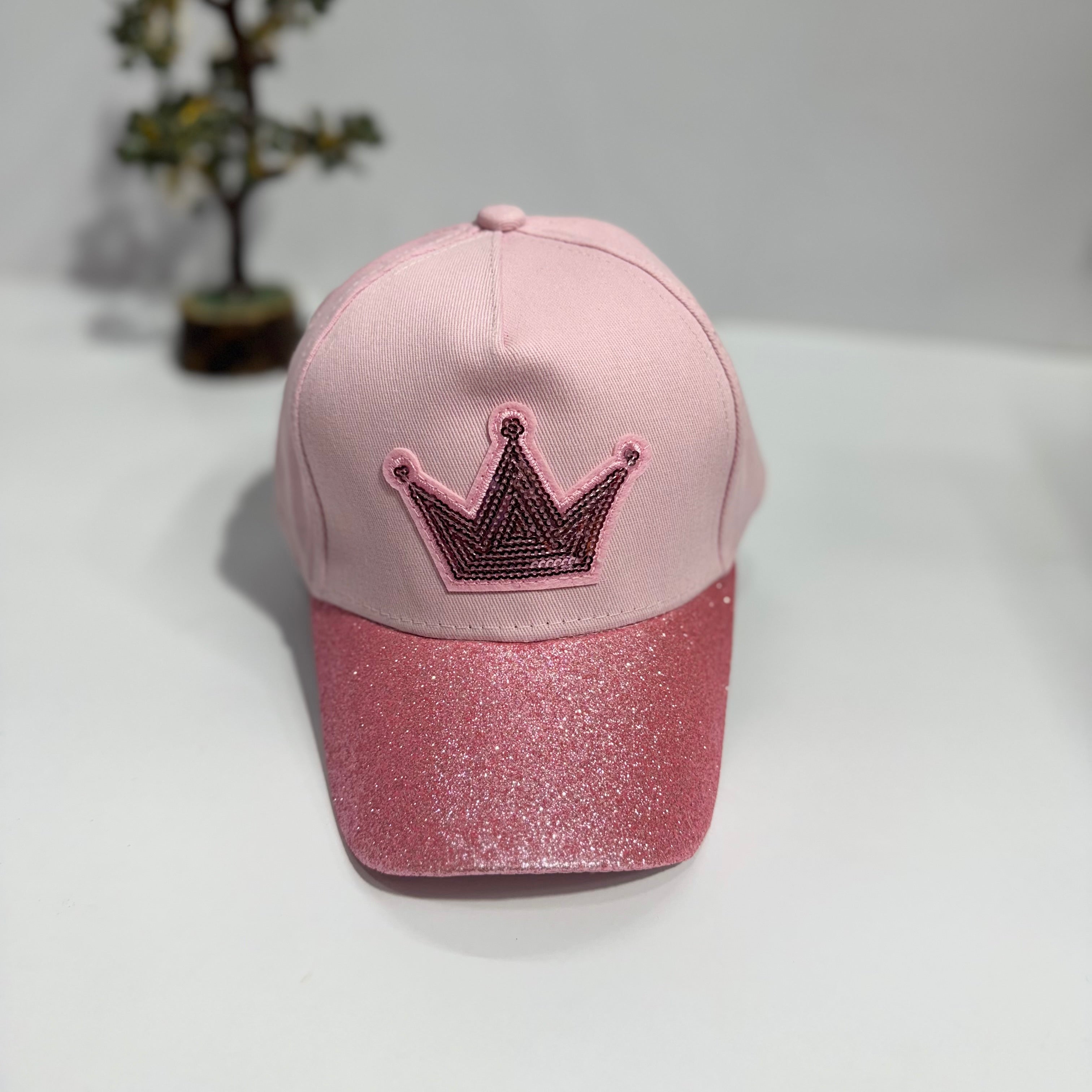 CROWN GLITTER CAP