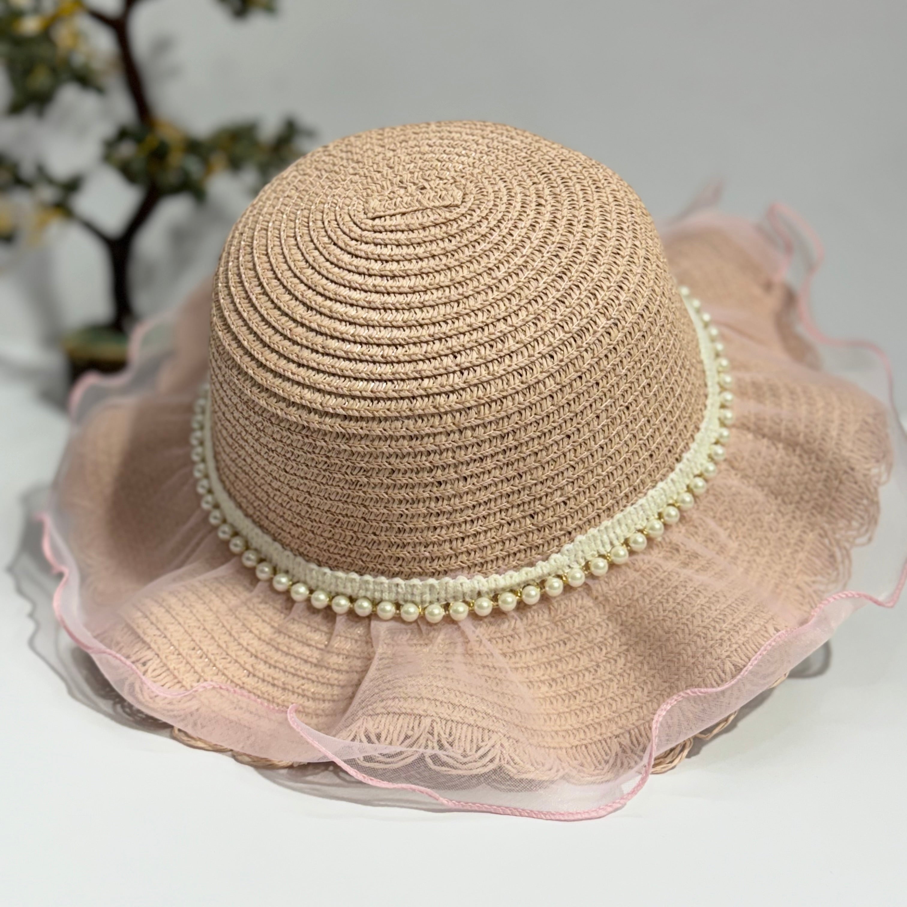 FRILL PEARL CLASSIC SUMMER HAT