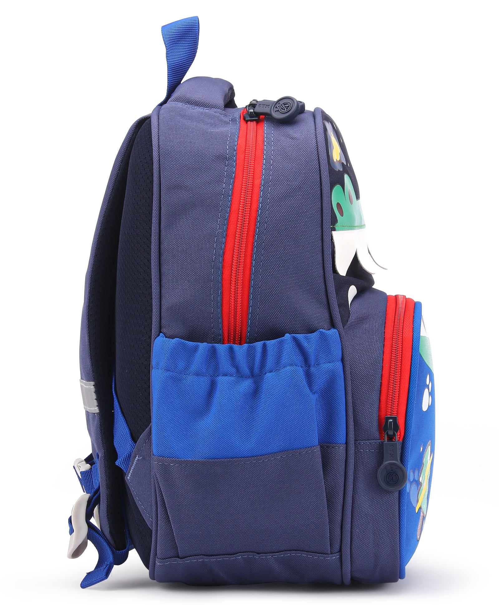 Crocodile Design Backpack - Blue