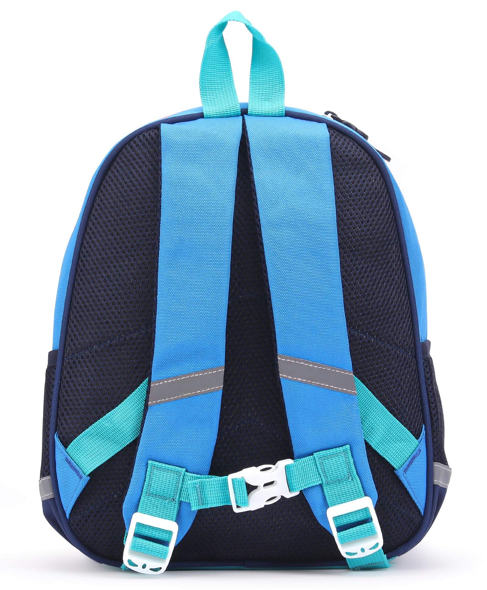 Crocodile Design Front Pocket Backpack - Navy