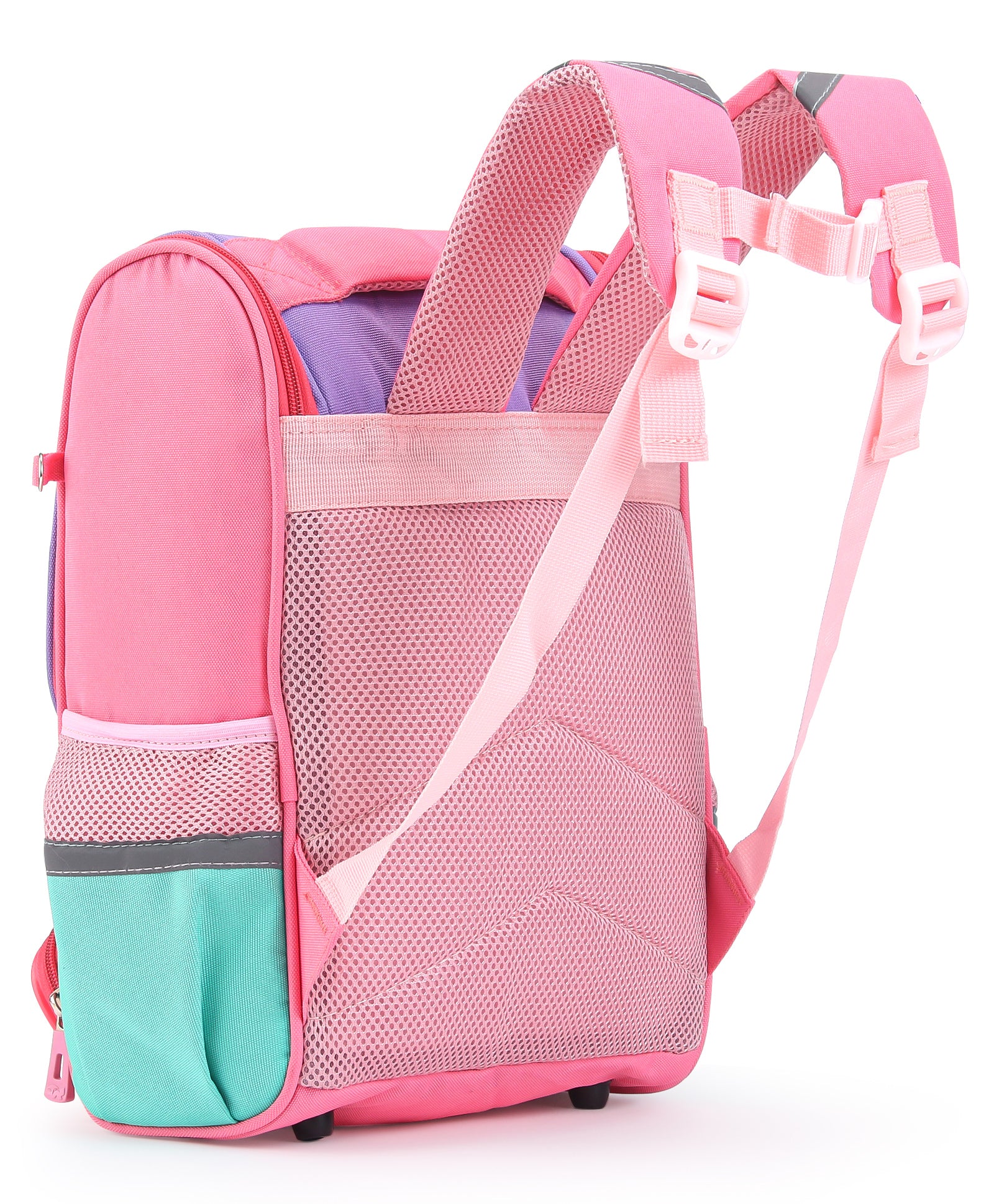 Kitten Print Front Open Backpack - Pink