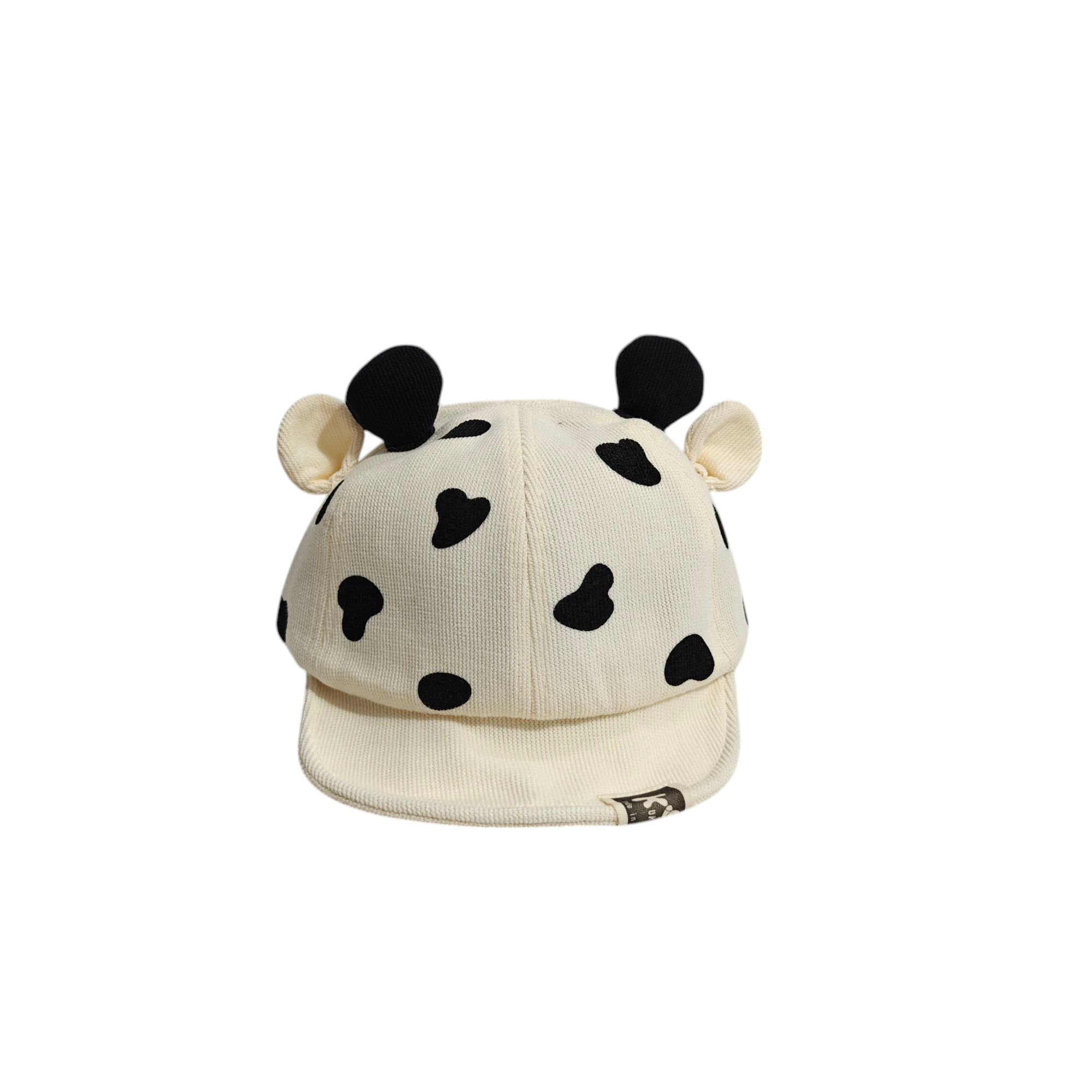 COW PRINT CORDUROY CAP
