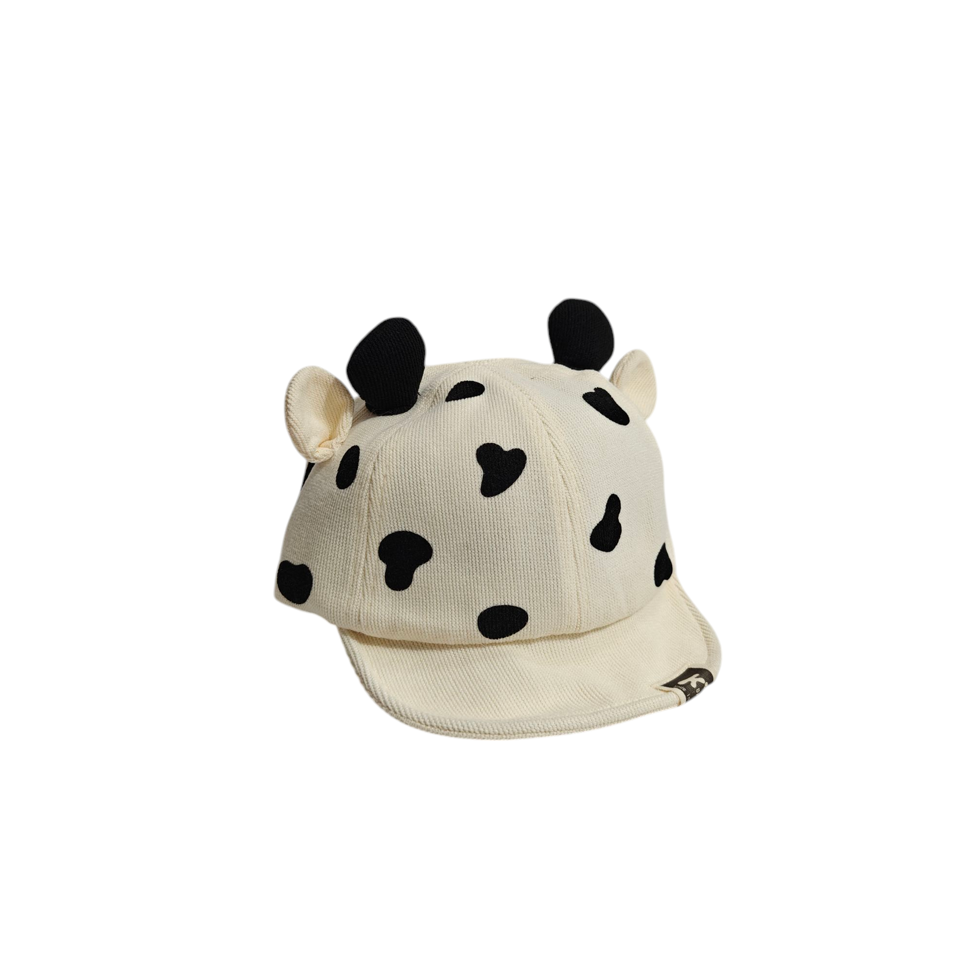 COW PRINT CORDUROY CAP