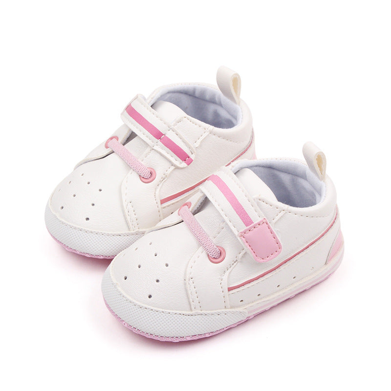 TUCKER BOOTIES - WHITE & PINK