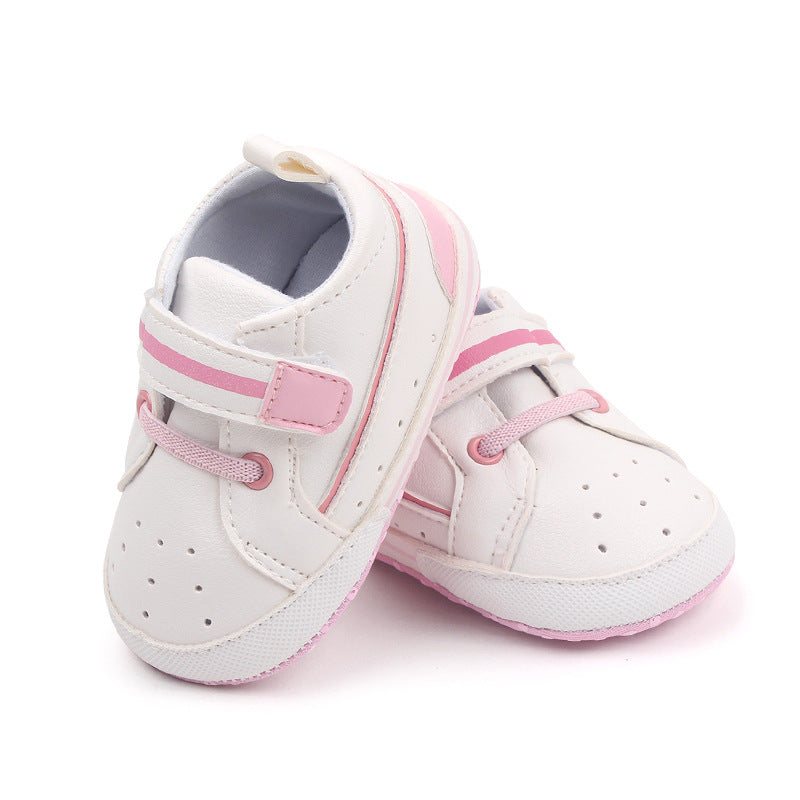 TUCKER BOOTIES - WHITE & PINK