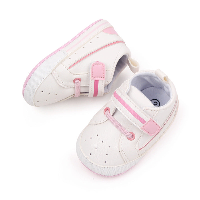 TUCKER BOOTIES - WHITE & PINK