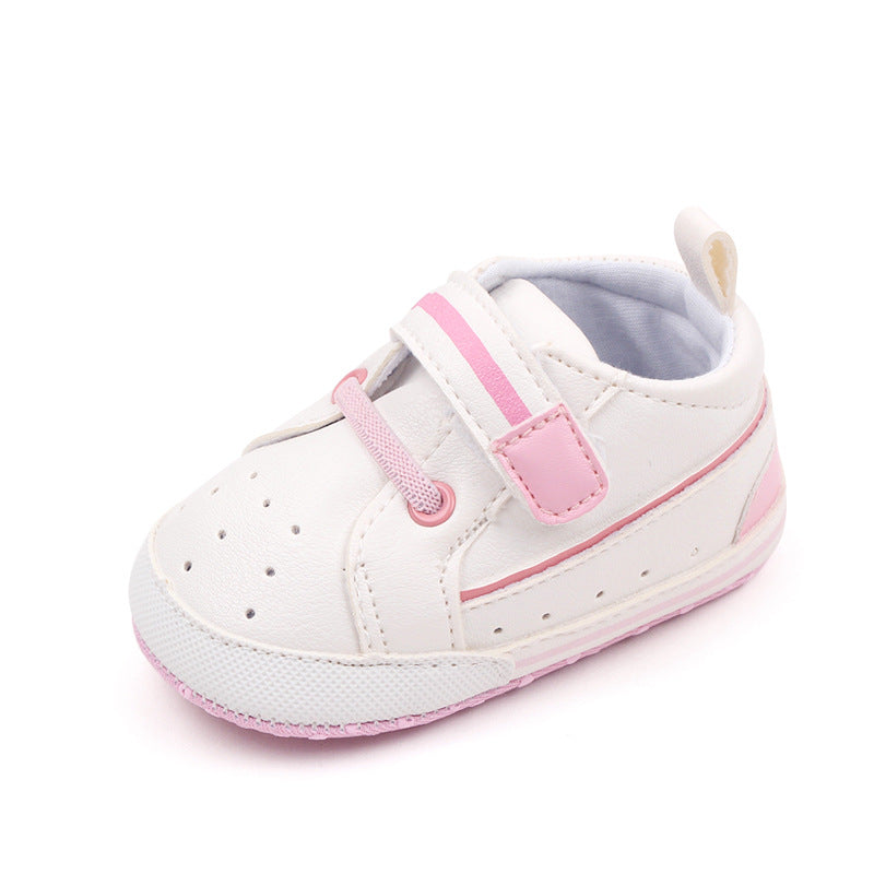 TUCKER BOOTIES - WHITE & PINK