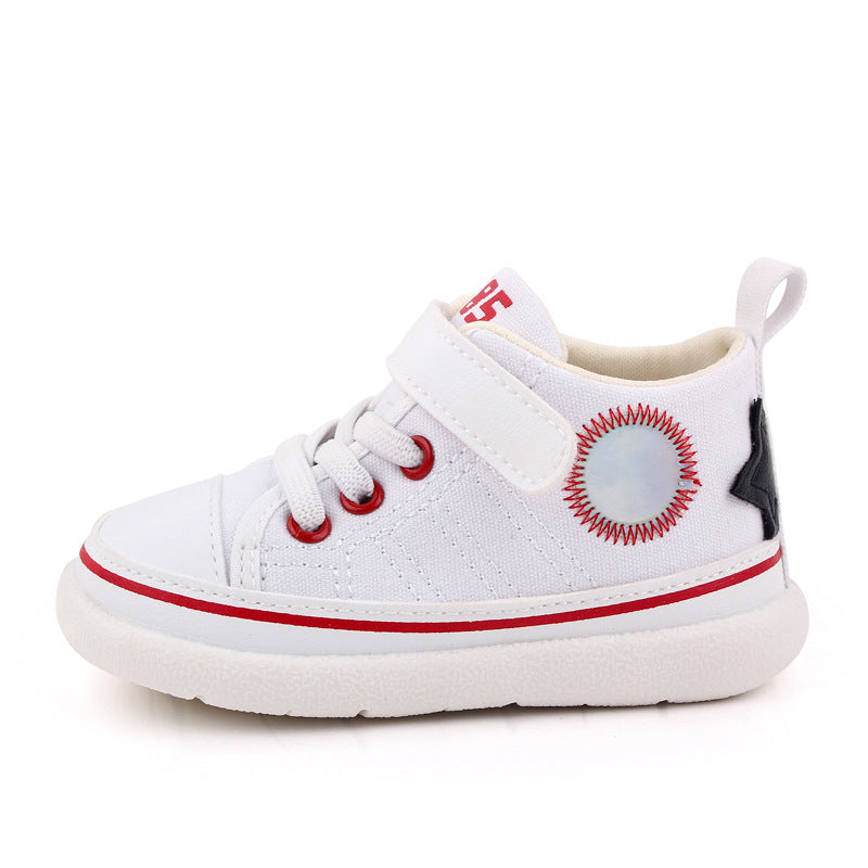 HIGH TOP HOLOGRAPHIC PATCH PRE-WALKER - WHITE