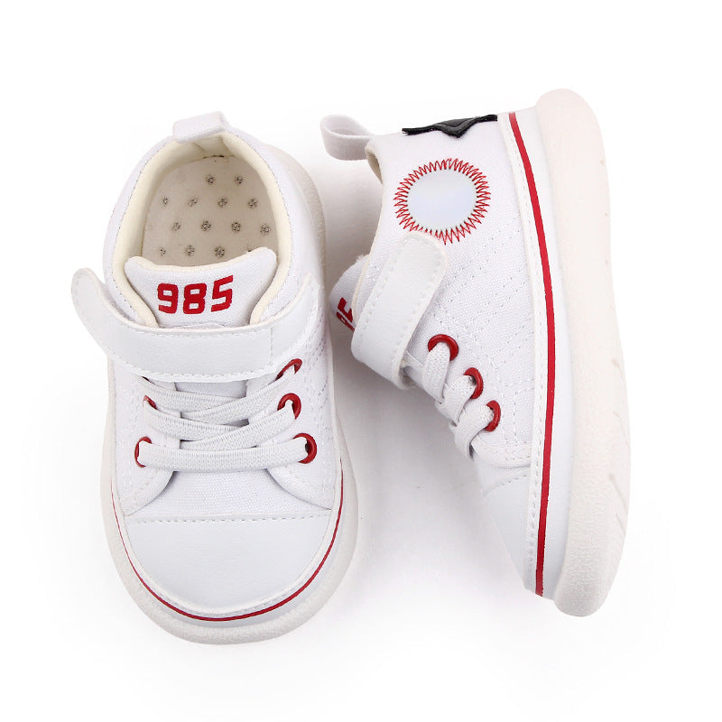 HIGH TOP HOLOGRAPHIC PATCH PRE-WALKER - WHITE
