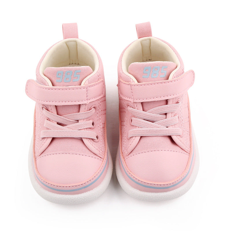 HIGH TOP HOLOGRAPHIC PATCH PRE-WALKER - PINK